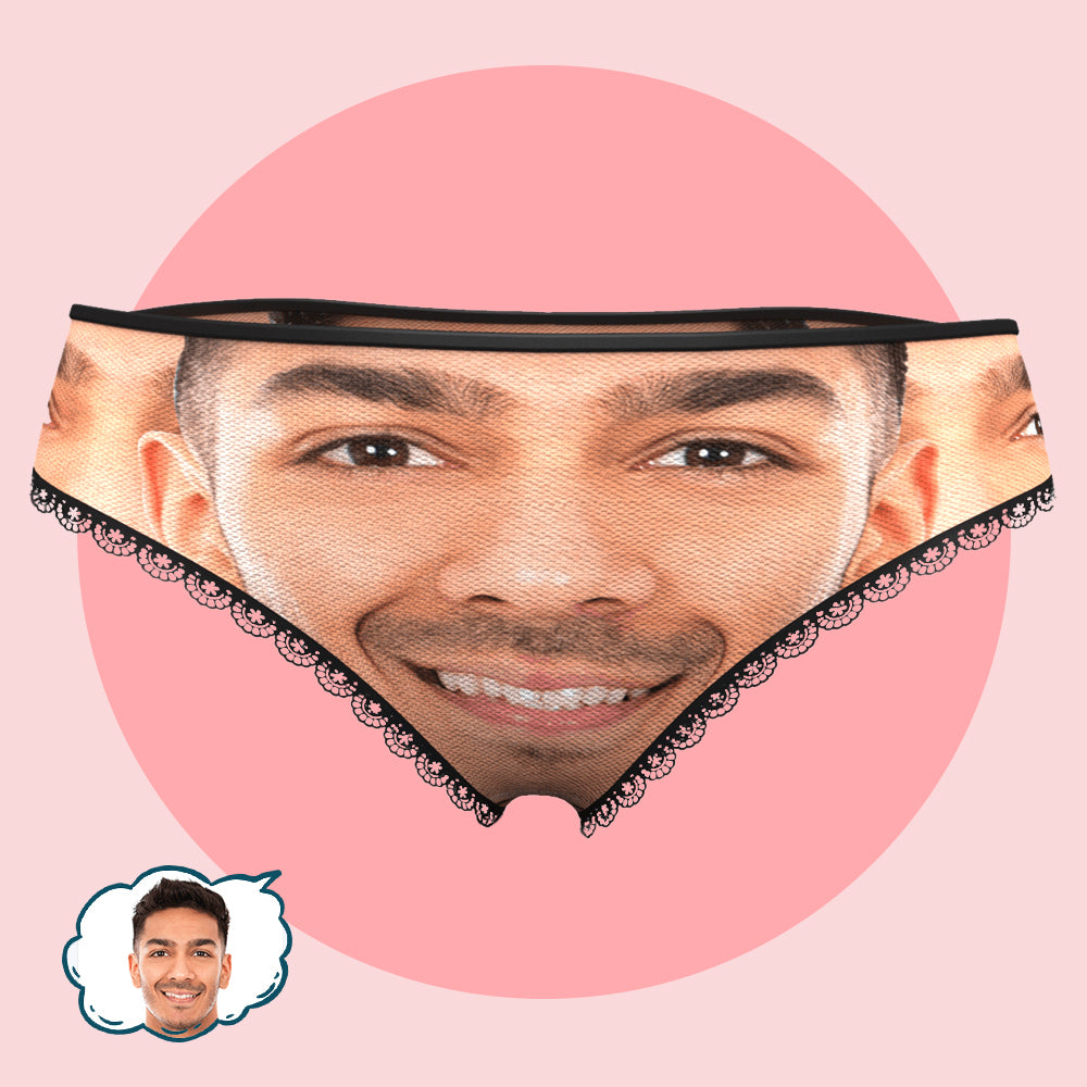 Custom Face Womens Panties Boyfriend Face Customized Underwear For