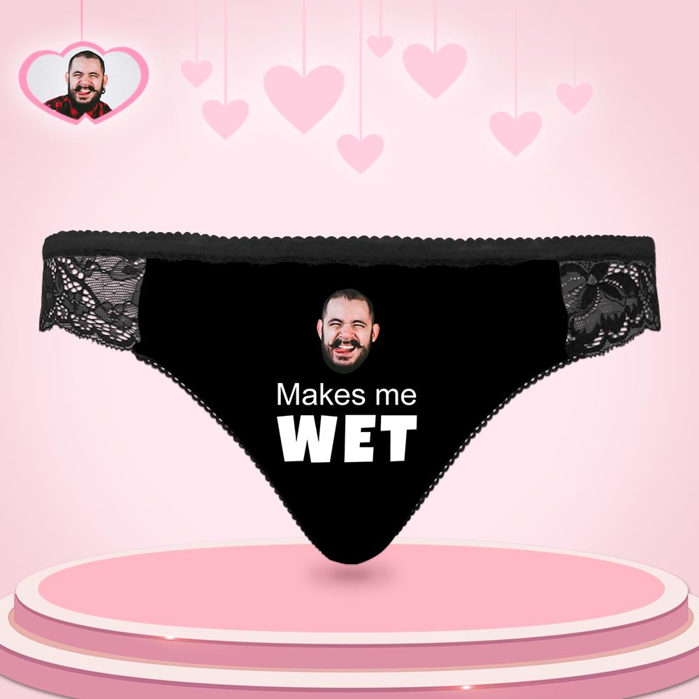 Custom Face Women Lace Panty I Love You Heart Sexy Panties – MyPhotoSocksUS