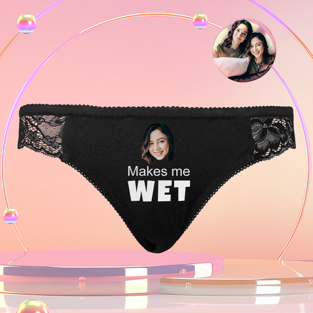 Denim-Inspired Women's Thong Denim Panties Gift for Her