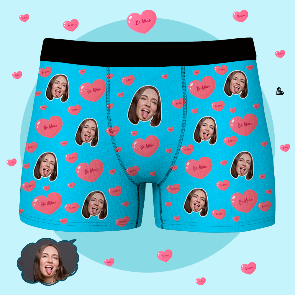 Personalised Boxer Shorts With Face On Body Gifts For Him – MyFaceSocksUK