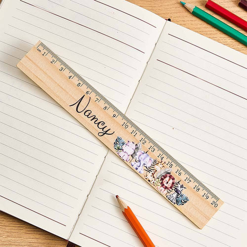 Personalized Name Ruler Custom Wooden Ruler School Enrollment Gifts Back to School Gifts for Children