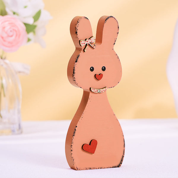 Wooden Couple Rabbit Home Decor Valentine's Day Gift for Couple - SantaSocks